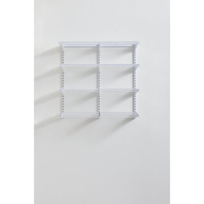 Rubbermaid 36" Pantry Organization Shelf System Direct Wall Mount 4 Shelves and Mounting Hardware