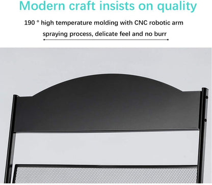 GENMO Iron Simple Floor-Standing Magazine Display Rack - Black