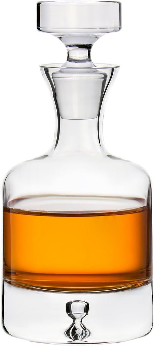 Ravenscroft Crystal | Elegant European-Made Hand-Blown Taylor Decanter w/Stopper | 100% Lead-Free