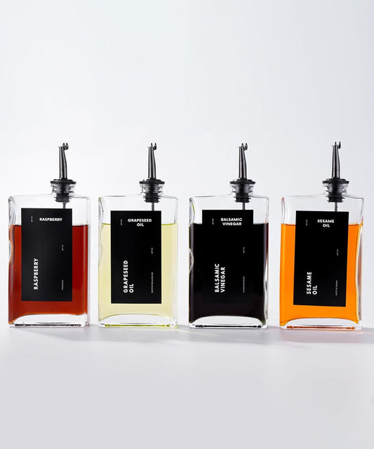 Olive Oil Dispenser for Kitchen, Cooking Oil Dispenser, Oil and Vinegar Dispenser Set, Olive Oil