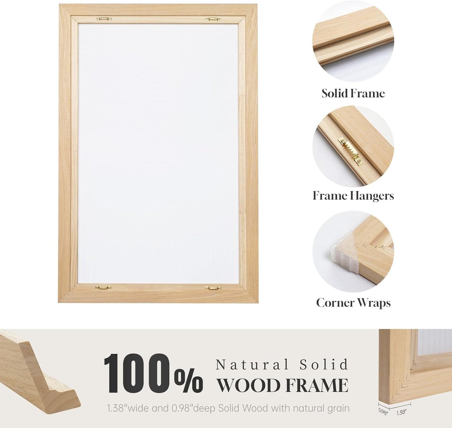 Large Framed Sage Green Abstract Wall Art for Living Room, 3 Piece Green and Gold Canvas Prints Paintings Artwork for Walls, Modern Minimalist Pictures for Hallway Stair Office Wall Decor 24x36 In