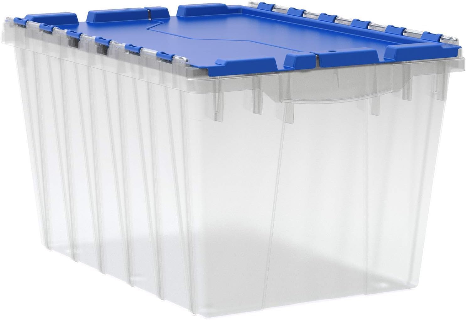 Akro-Mils KeepBox 12 Gallon Storage Container, Nesting and Stackable Plastic Storage Box with Lid