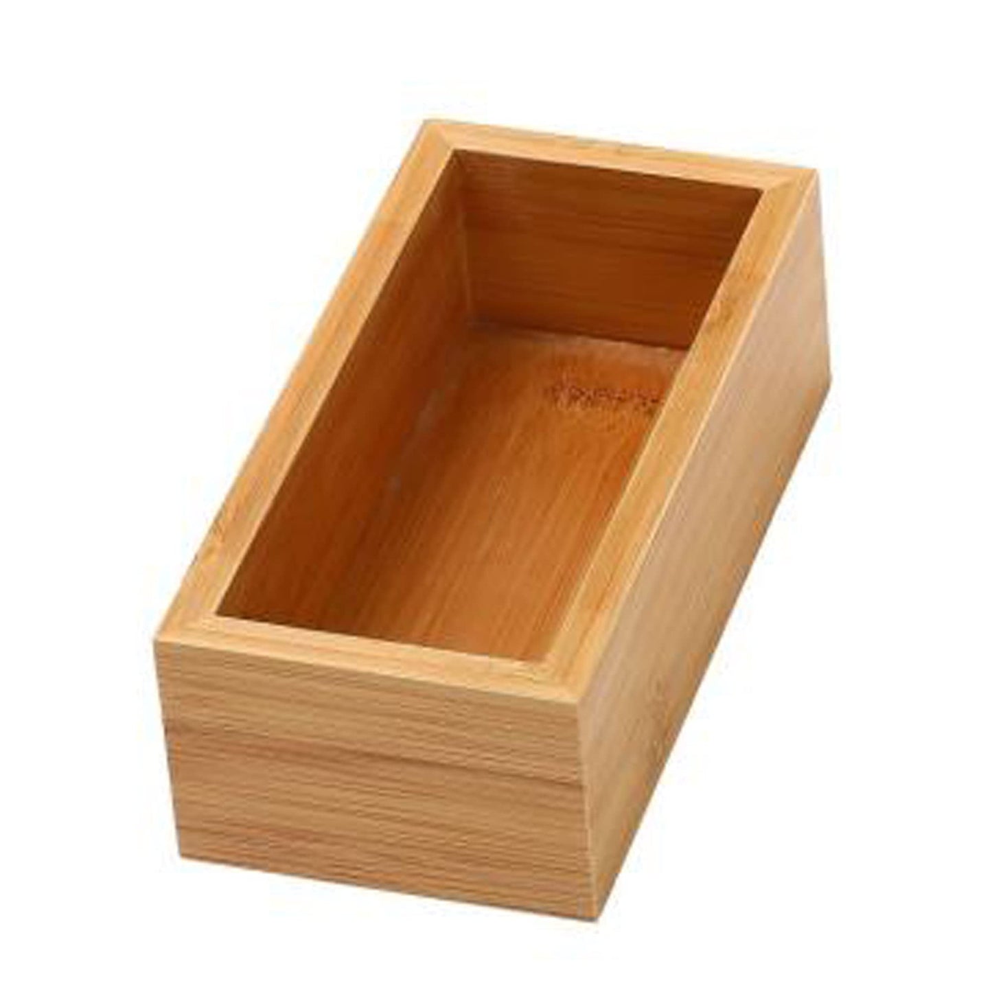 YBM Home Bamboo Drawer Organizer Storage Box for Kitchen Drawer, Junk Drawer, Office, Bedroom