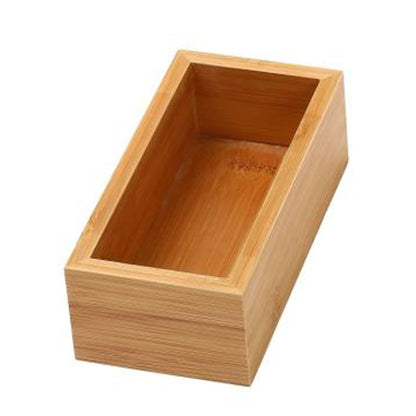 YBM Home Bamboo Drawer Organizer Storage Box for Kitchen Drawer, Junk Drawer, Office, Bedroom