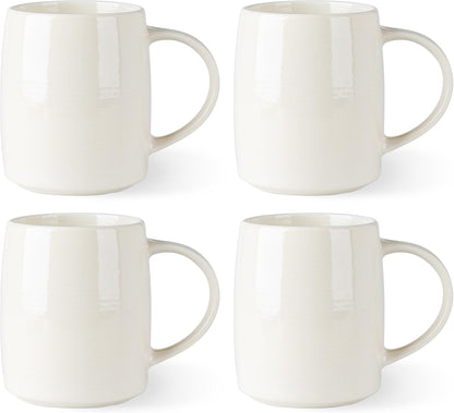 GBHOME Large Coffee Mugs Set of 4, 18oz Handmade Ceramic Coffee Mugs Set with Gradient color for Latte/Tea/Beer/Hot Cocoa, Dishwasher & Microwave Safe