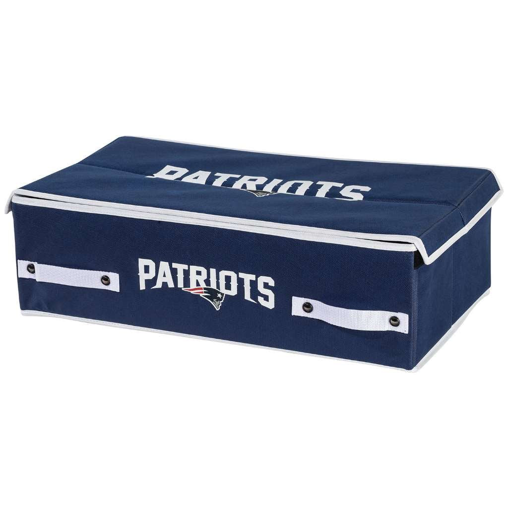 Franklin Sports NFL New England Patriots Under The Bed Storage Bins - Large