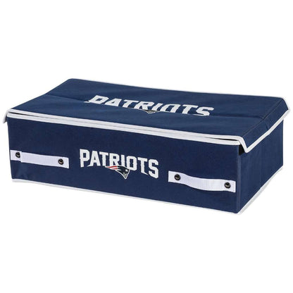 Franklin Sports NFL New England Patriots Under The Bed Storage Bins - Large