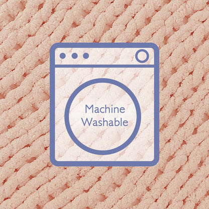 Bigacogo Chunky Knit Throw Blanket for Couch, 51x63 inches, 100% Hand Knitted with Thick Jumbo Chenille Yarn, Cozy Soft Large Rope Knot Cable Crochet Blankets for Sofa Bed Living Room, Peach Fuzz