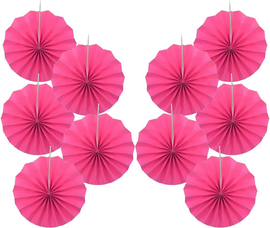 Red Graduation Party Decor,Girls Party Decorations ,Party Supplies Party Fans 8in, Anniversary