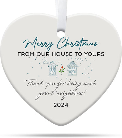 Friendship Gifts for Women, Best Friend, Funny, Work Besties, Sister, Friend Ornaments for Women, Ceramic Christmas Ornaments (Friend 2)