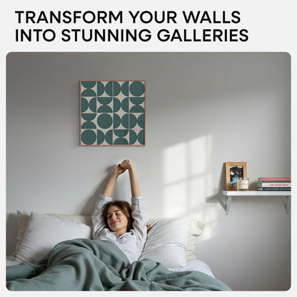 Homeforia 20x20 Picture Frame Rose Gold, High End Metal 20 x 20 Square Poster Frame with Mat 16 x 16 Photo, 20x20 Frame Matted to 16x16 Print, 20by20 Hanging Frames, Tempered Glass, Wall Kit, Set of 1