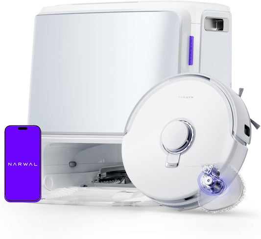 NARWAL Freo Z10 Robot Vacuum and Mop Combo, Tangle Free Robot Mop, 15,000Pa Suction, Adapts to