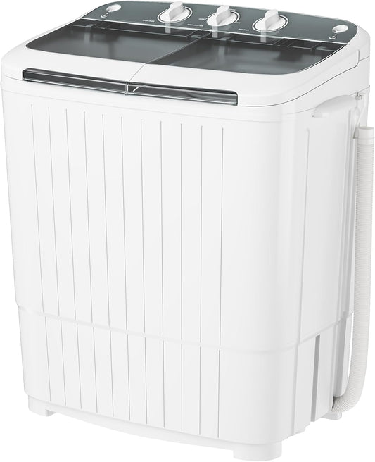 Pataku Portable Washing Machine, 17.6 Lbs Compact Mini Washer and Dryer Combo,Twin Tub Laundry