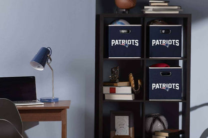 Franklin Sports NFL New England Patriots Collapsible Storage Bin
