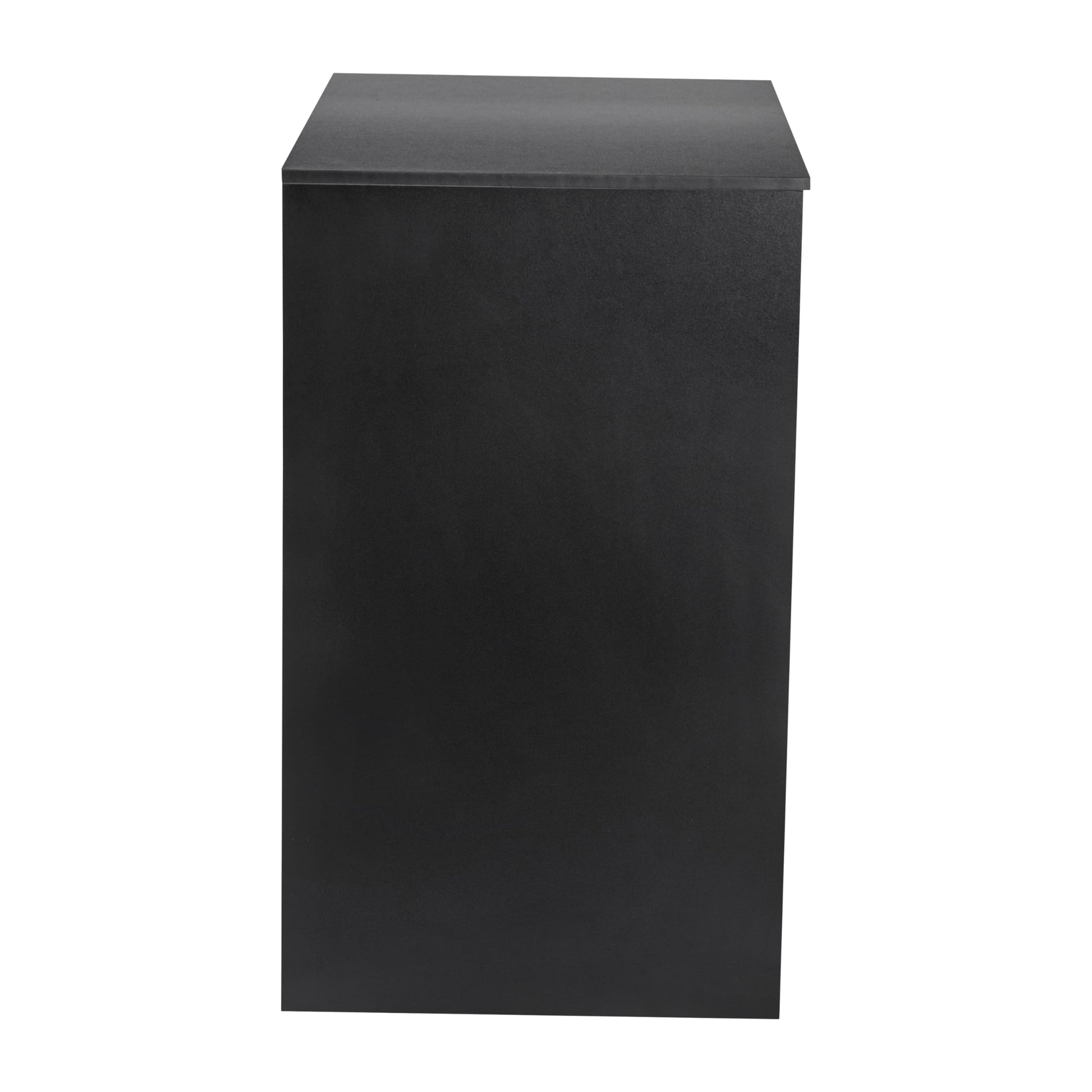 Flash Furniture Mini Fridge Bookshelf with Multiple Cubbies, Black