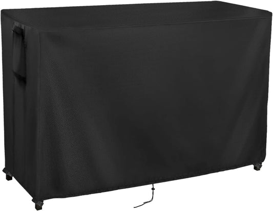Kingling Outdoor Table Cover for Outdoor Bar Table, 73 Inch Waterproof Bar Height Patio Table