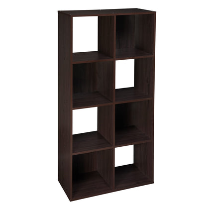 ClosetMaid Cubeicals 8 Cube Storage Shelf Organizer Bookshelf, Stackable, Vertical or Horizontal