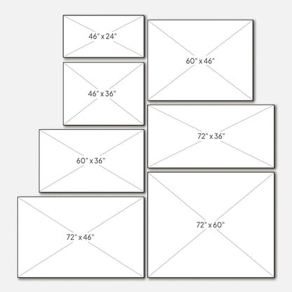 SIGNWIN 36"x60" Extra Large Framed Wall Art Muted Forest Path Soft Misty Woodland Scene Illustration for Home Living Room Bedroom Decor (Frame Assembly Required)