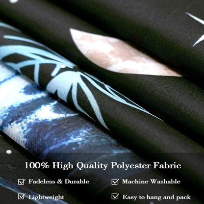 Fowocu Blue Butterfly Moon Flower Tapestry Boho Floral Plant Tapestries for Bedroom Aesthetic Nature Tapastry's Wall Hanging Mandala Botanical Wall Tapestry for Living Room Dorm (Blue, 48'' × 36'')