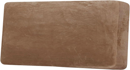 H.VERSAILTEX Velvet Stretch Individual Couch Cushion Cover Plush Cushion Slipcover for Loveseat Sofa Cushion Furniture Protector Seat Cushion Sofa Cover (1 Piece Sofa Cushion Cover, Camel)