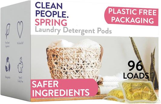 The Clean People Laundry Detergent Pods - Hypoallergenic Laundry Pods - Ultra Concentrated