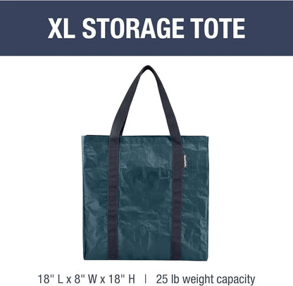 CleverMade Under Bed Storage Bag - Collapsible Storage for Shoes and Clothes Easy Use - Heavy Duty Utility Bag Home