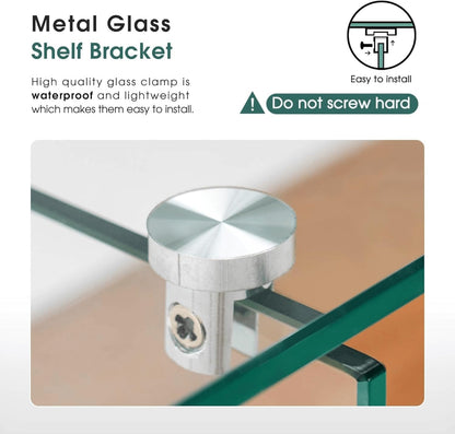 ivinta Glass Console Table with Storage, 31.5'' Modern Narrow Entryway Table for Small Space with Natural Wood Shelves for Living Room, Hallway, Foyer, Bedroom 5103 (Natural)