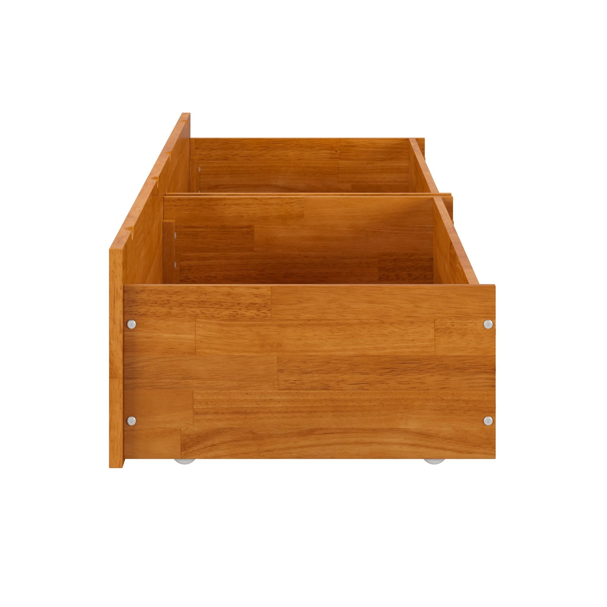 AFI Twin/Full Under Bed Storage Drawers (Set of 2), Light Toffee
