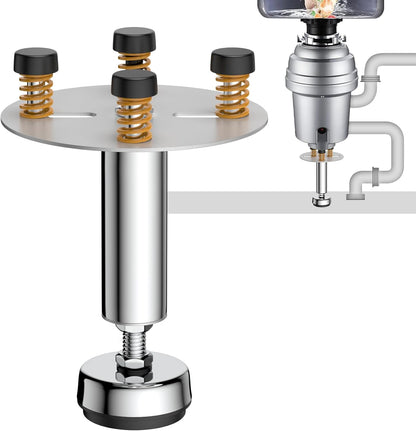 Garbage Disposal Support, Adjustable Spring Shock Absorber Bracket (5.91-7.87 inches), Holds Up tp 440lbs, Stainless Steel Noise Reduction Installation Kit