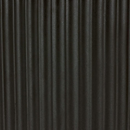 Amazon Basics Fluted Ceramic Round Planter, 10-inch, Black