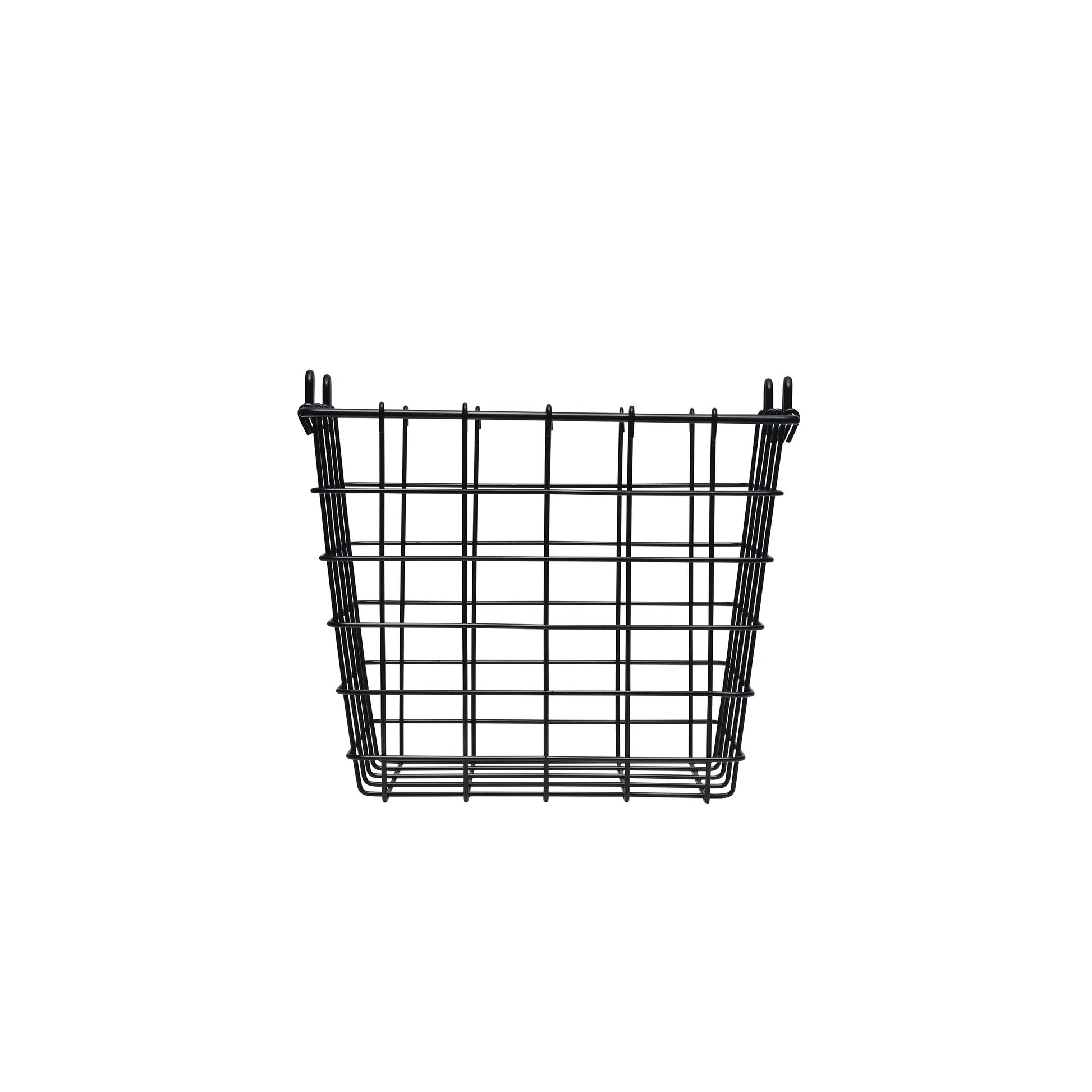 Gourmet Basics by Mikasa 3-Tier Wire Market Basket, Antique Black Metal Kitchen Counter Organizer