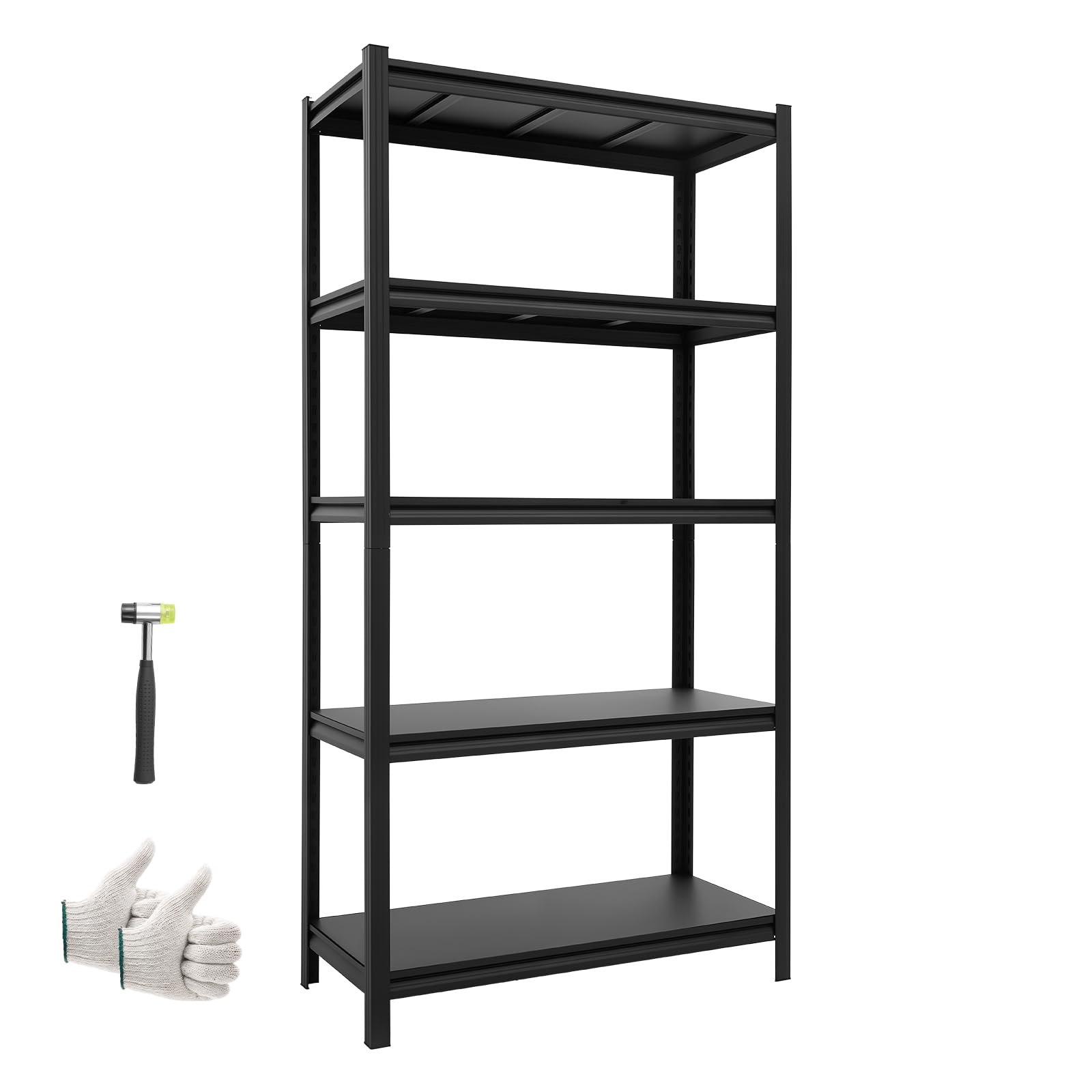 VEVOR Storage Shelves, 5-Tier Adjustable, 3000 lbs Capacity, Heavy Duty Garage Storage Shelving