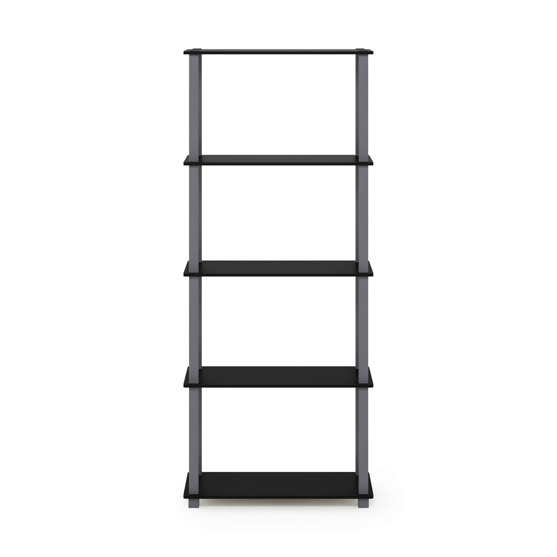 Furinno Turn-N-Tube 5-Tier Multipurpose Shelf / Display Rack / Storage Shelf / Bookshelf, Square