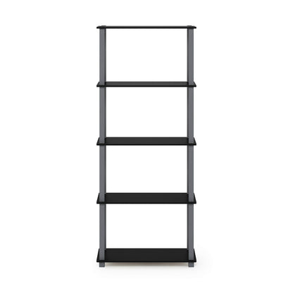 Furinno Turn-N-Tube 5-Tier Multipurpose Shelf / Display Rack / Storage Shelf / Bookshelf, Square