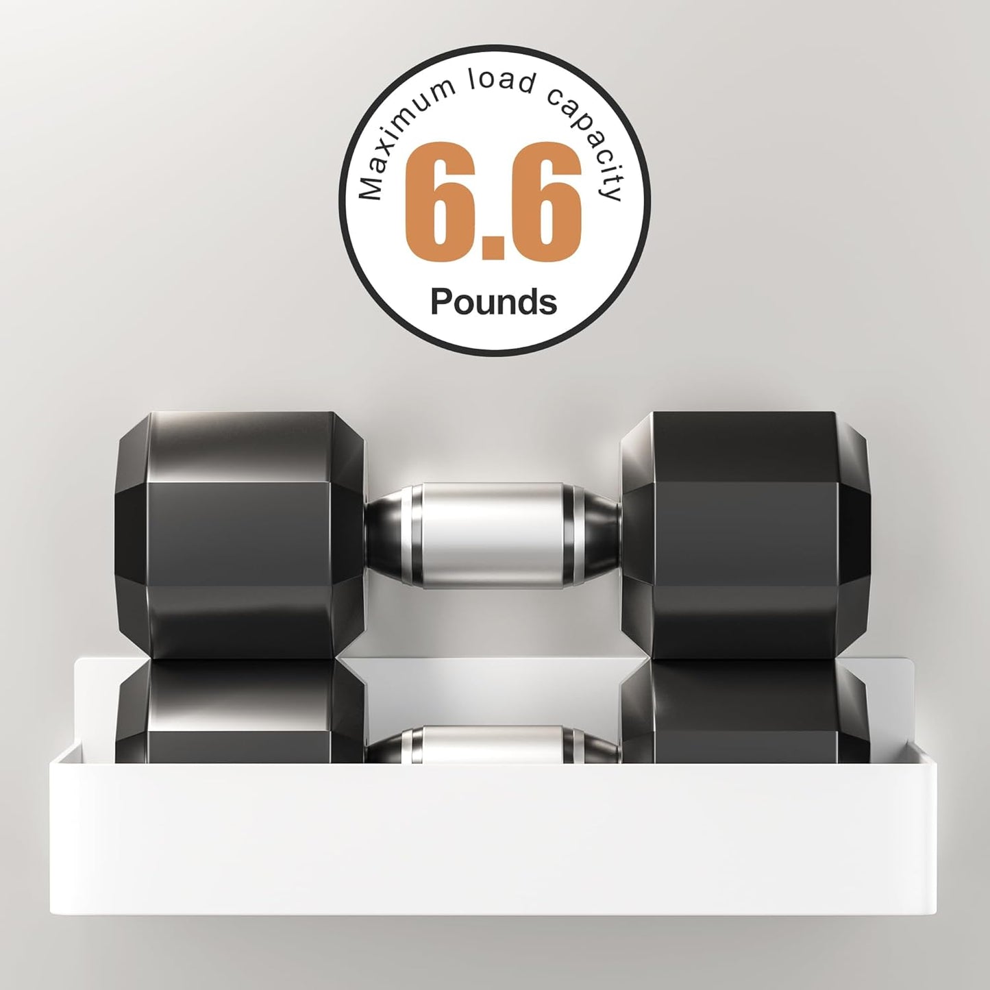 Magnetic Spice Rack for Refrigerator, Kitchen Organizer and Storage Shelf, White (6 Pack)…