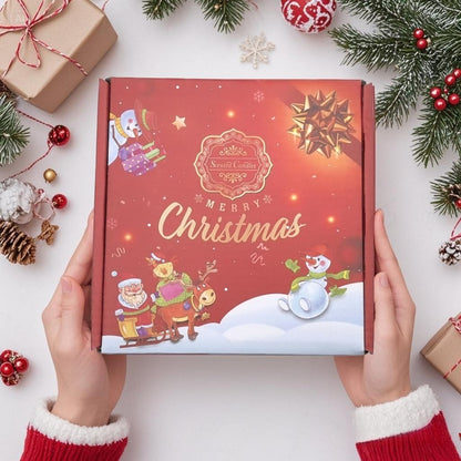 Christmas Scented Candle Set ??Holiday Soy Wax Aromatherapy Candles for Home Décor, Winter Relaxation & Stress Relief, Festive Gift for Women, Stocking Stuffers, Secret Santa