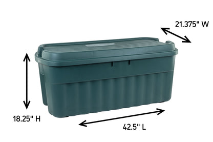 Rubbermaid ECOSense Storage Containers with Lids, 54 Gal Pack of 2, Durable and Reusable Stackable