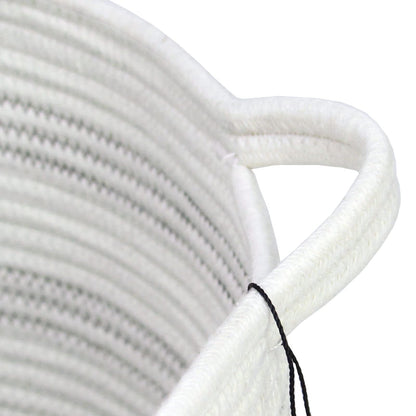 Casaphoria XXXLarge Cotton Rope Basket 22" X 22"X 14" Blanket Basket for Living Room Woven Basket