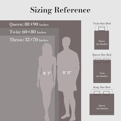 Amélie Home Luxury Striped Faux Fur Throw Blanket for Couch, Embossed Split Fur Cozy Fuzzy Fluffy Luxurious Soft Plush Sofa Chair Bed Gift Blankets for Women Men Wife Friend, 60"x80", Charcoal Gray