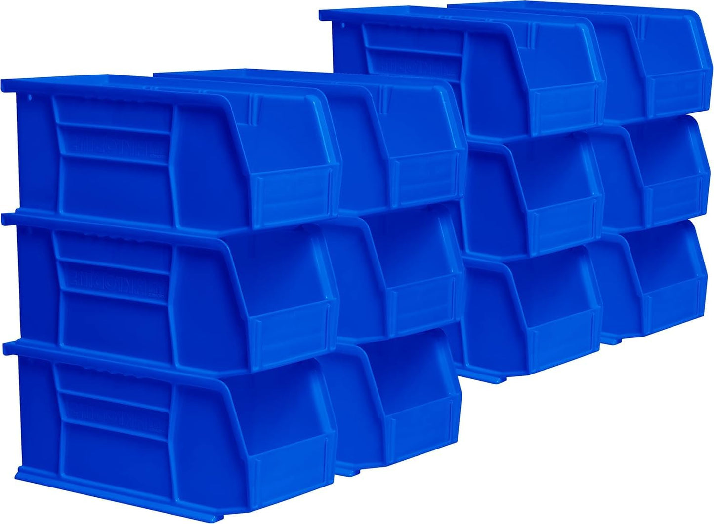 Akro-Mils 30230 AkroBins Plastic Storage Bins, Space-Saving Stackable Bins for Garage, Pantry