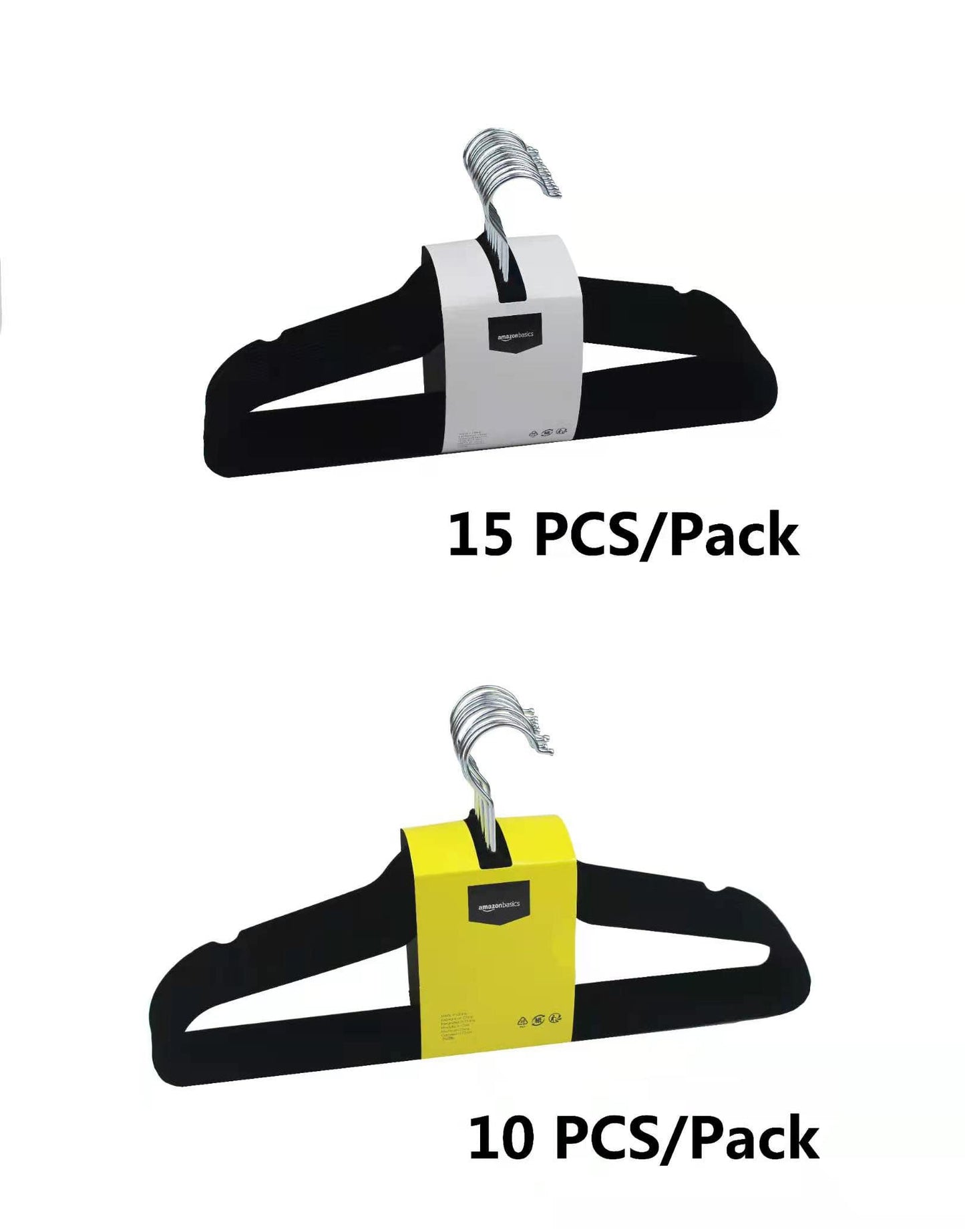 Amazon Basics Slim Velvet Non-Slip Space Saving Suit Clothes Hangers, Closet Organizer