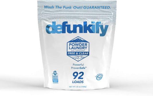 Laundry Detergent Powder, 92 Load/55oz. 'Free & Clear' Powder Laundry Detergent for Sensitive Skin.