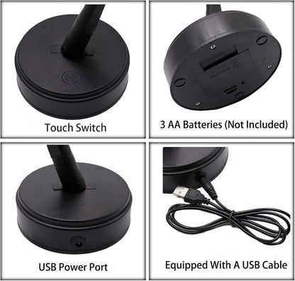 36 LED Cherry Blossom Sparkly Fairy Spirit Tree Lights, Twinkling Tree 3AA&USB Powered, Tabletop DIY Artificial Tree Lamp for Bedroom Christmas Indoor Room Decor Lights (Warm White)