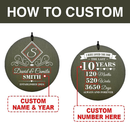 ASTARIN Personalized Wind Chimes for Anniversary, Customized Wedding, Anniversary Presents, Birthday Gifts for Loved One,Gifts for Couples, Gift for Wife, Gift for Her