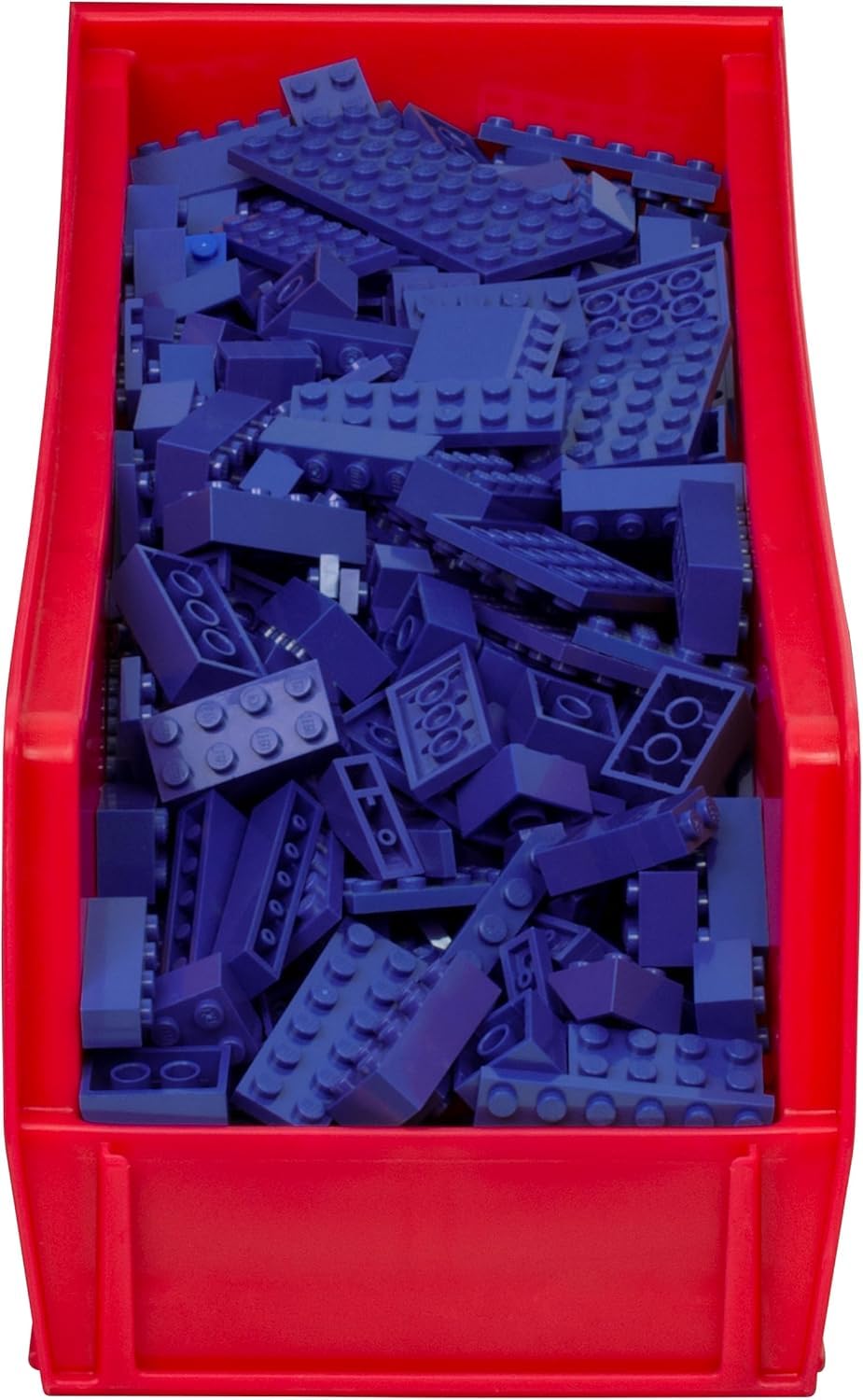 Akro-Mils 30234 AkroBins Plastic Storage Bins, 15"x5"x5", Red, 12-Pack