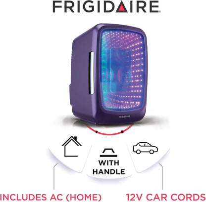 Frigidaire EFMIS179 Gaming Light Up Mini Beverage Refrigerator, Purplehaze