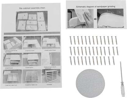 Literature Organizer 27 Slots Compartments Desktop File Sorter Mail Center Paper Storage Cabinet Home & Office Mailbox School Classroom Keepers
