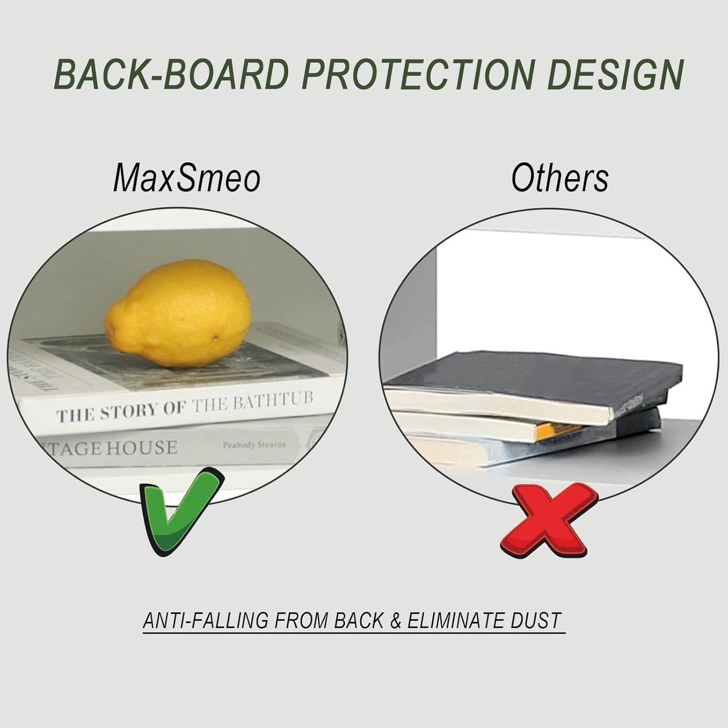 MaxSmeo White Nightstand, Small Bed Side Table for Small Spaces,Mid Century Modern Nightstand End Table with Storage and Solid Wood Legs for Bedroom Living Room(White)