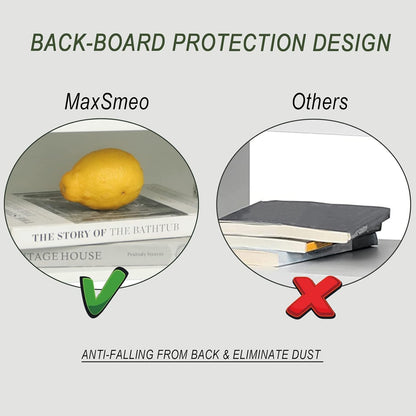 MaxSmeo White Nightstand, Small Bed Side Table for Small Spaces,Mid Century Modern Nightstand End Table with Storage and Solid Wood Legs for Bedroom Living Room(White)