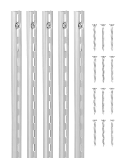 VEVOR Shelf Pilaster, 39-inch 10 Pack, Upright Wall Shelving System, Heavy Duty Support System